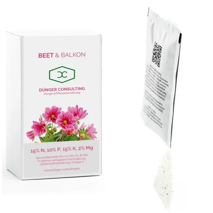 109,50€/kg Dünger für Beet und Balkonpflanzen Rosen und Stauden 10 Beutel zu je 10 Gramm