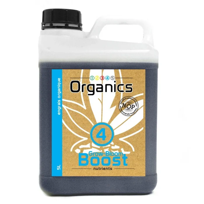 12345 Organics – N°4 Grow-Bloom Boost – 5L , booster de croissance et floraison biologique