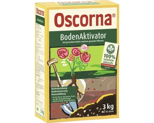 4,32 €/kg Oscorna Bodenaktivator 3 Kg Karton für die Bodenverbesserung