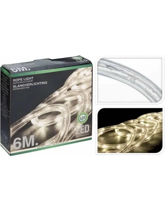6 m warmer LED-Lichtschlauch