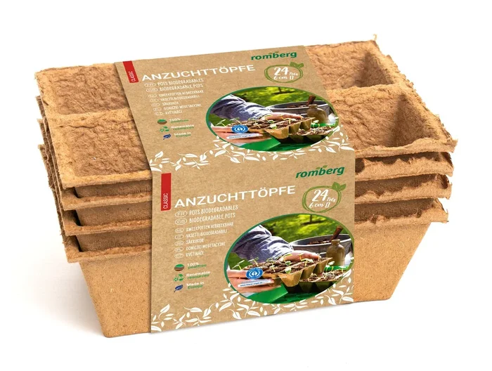 6 x 6 cm Anzuchttopf quadratisch (24 Stück)