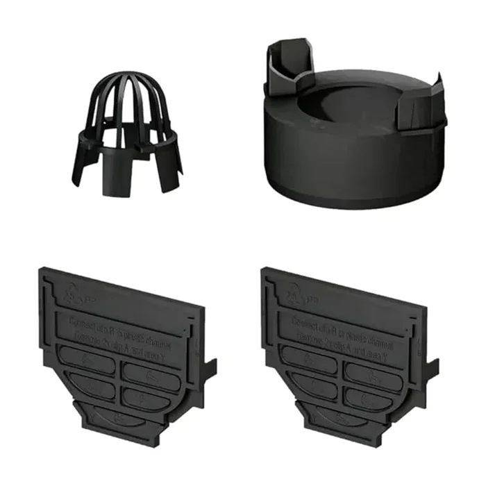 ACO CAV hexaline 2.0 Zubehörset Schwarz