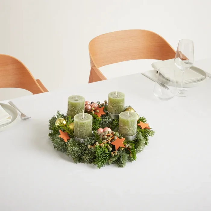 Adventskranz modern Tannentraum