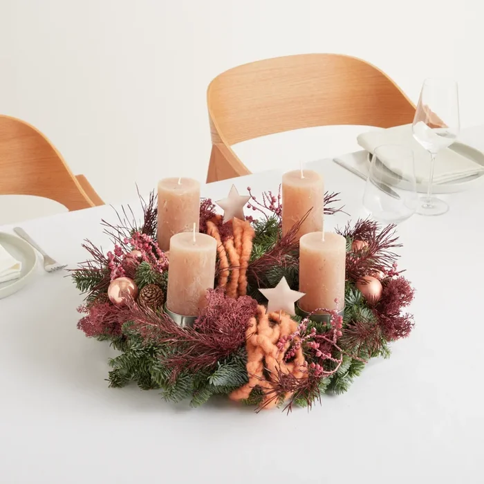 Adventskranz modern Winter Aesthetic