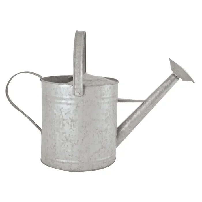 Altzink-Gießkanne, grau, 6,5 Liter