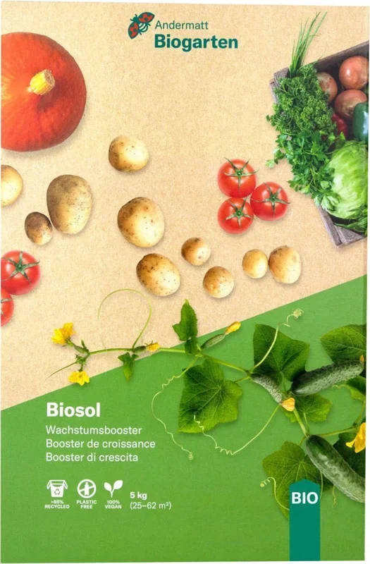 Andermatt Biogarten Biosol Wachstumsbooster vegan, 5 kg