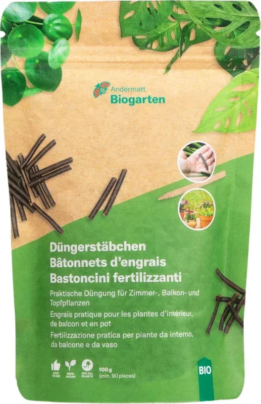 Andermatt Biogarten Düngerstäbchen, 90 Stück