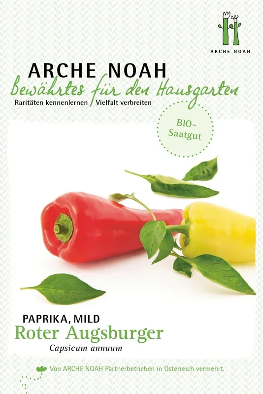 Arche Noah Bio Gemüsepaprika „Roter Augsburger“