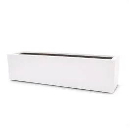 Argento Balcony Box M 80x20x20 cm weiß hochglanz