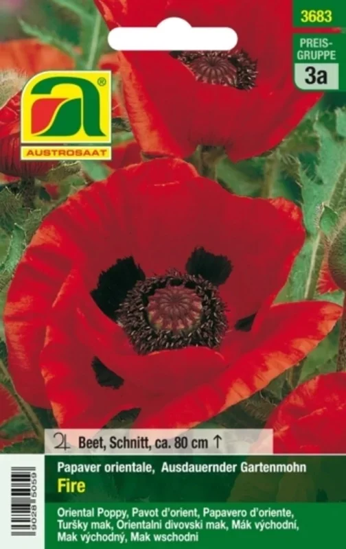 AUSTROSAAT Gartenmohn „Fire“