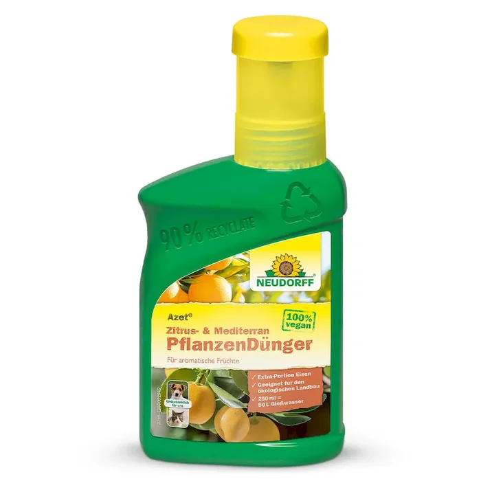 Azet® Zitrus-MediterranPflanzenDünger, 250 ml (1 Liter / € 25,96) Bestellnummer 7705691