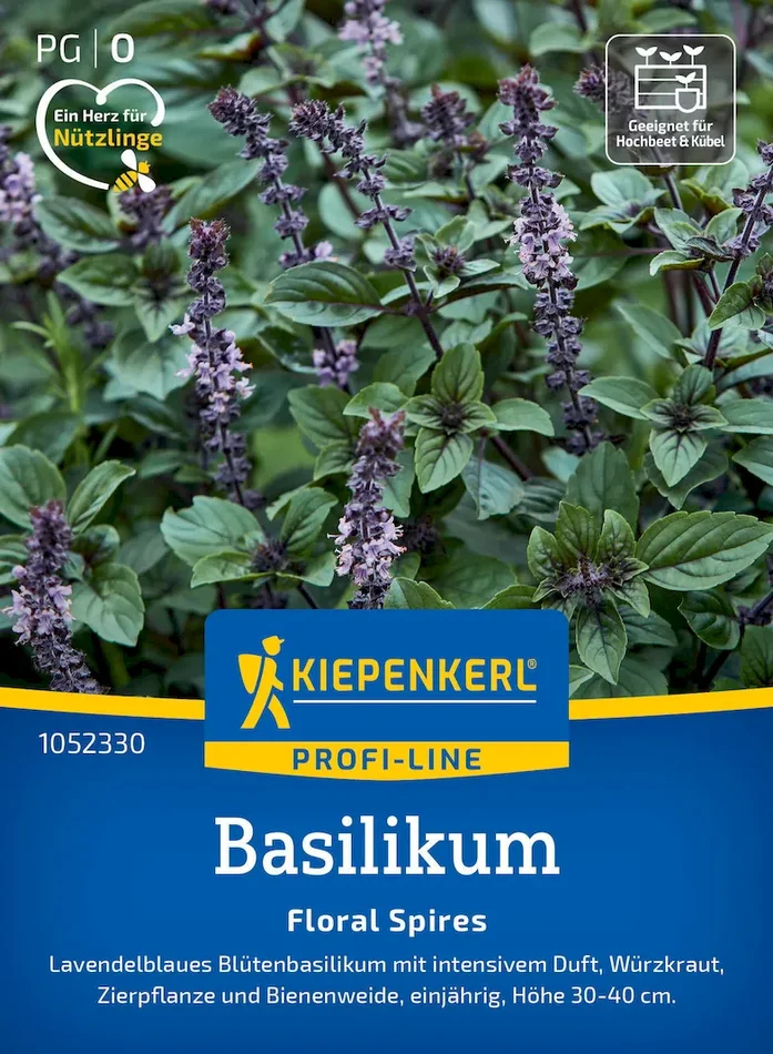 Basilikumsamen Floral Spires Lavendelblau