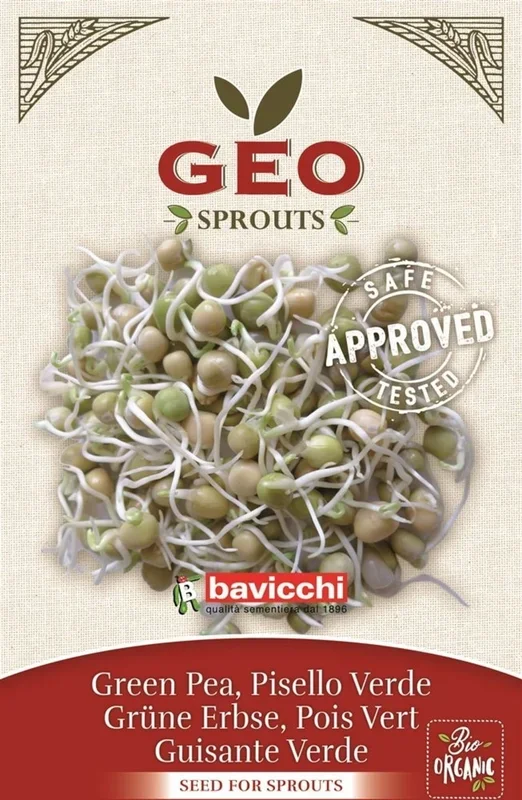 Bavicchi Bio Keimsprossen „Grüne Erbse“, 90 g