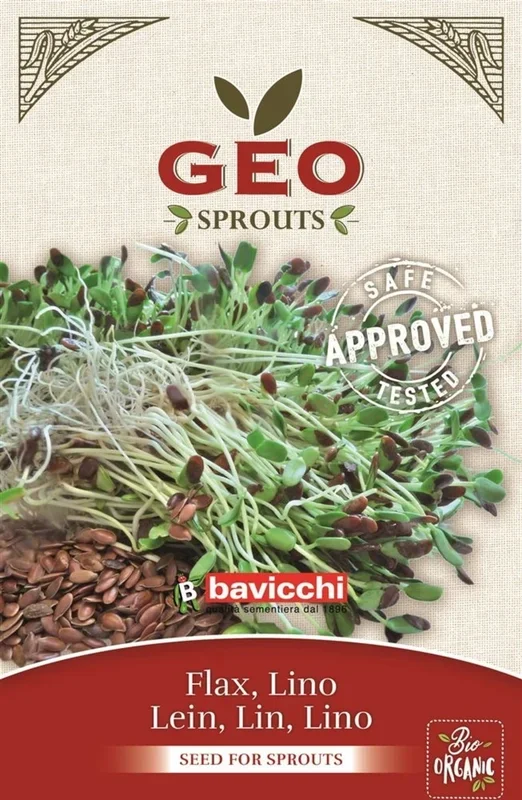 Bavicchi Bio Keimsprossen „Lein“, 300 g