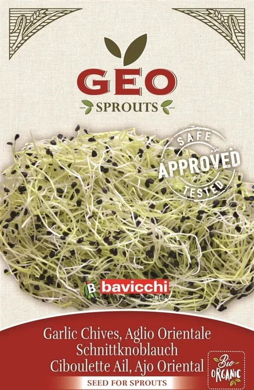 Bavicchi Bio Keimsprossen „Schnittknoblauch“, 6 g