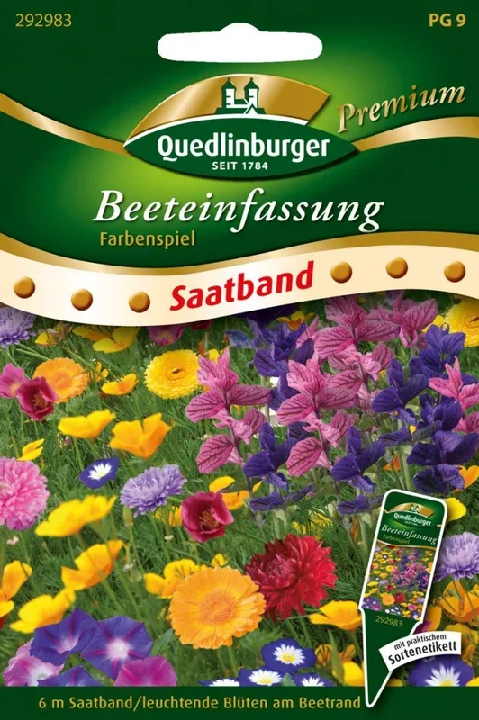 Beeteinfassung Farbenspiel