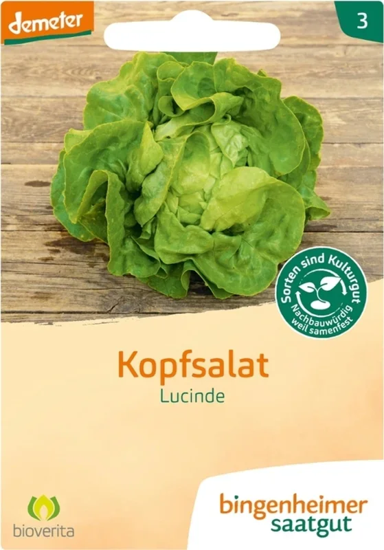Bingenheimer Saatgut Kopf-Salat „Lucinde“