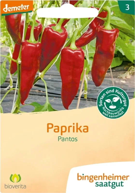 Bingenheimer Saatgut Paprika „Pantos“