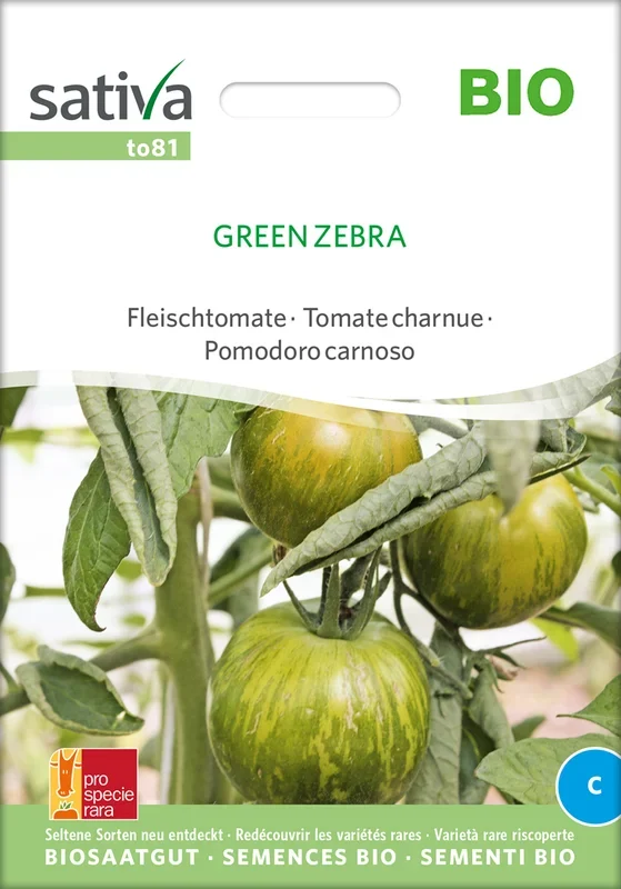 BIO Fleischtomate Green Zebra [MHD 12/2025]