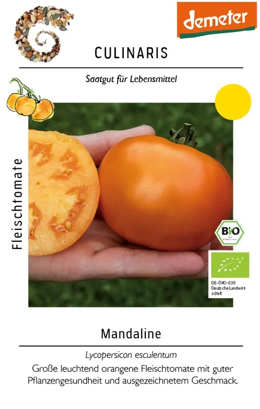 BIO Fleischtomate Mandaline (ehemals Mandarin)