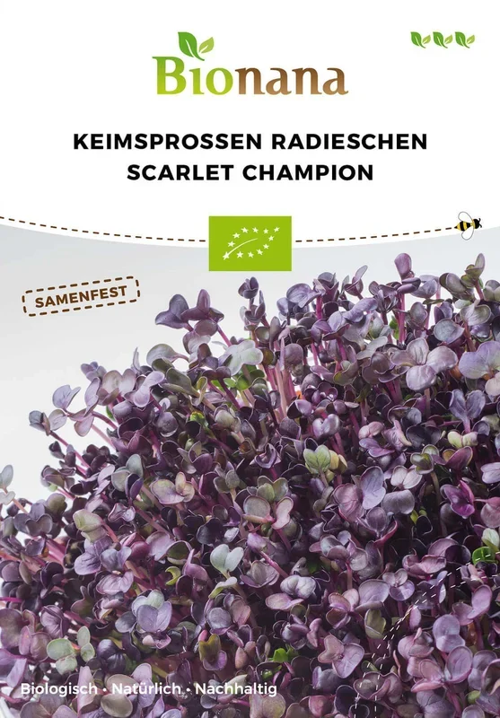 BIO Keimsprossen Radieschen Scarlet Champion [MHD 12/2023]
