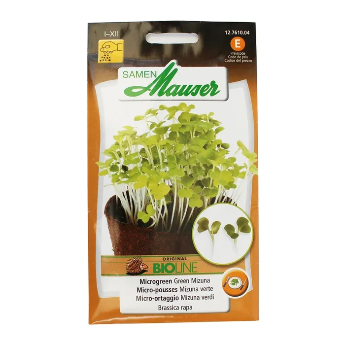 Bio Microgreen Green Mizuna
