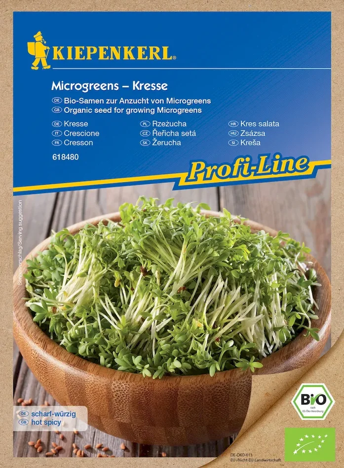 BIO Microgreen-Saat Kressesamen
