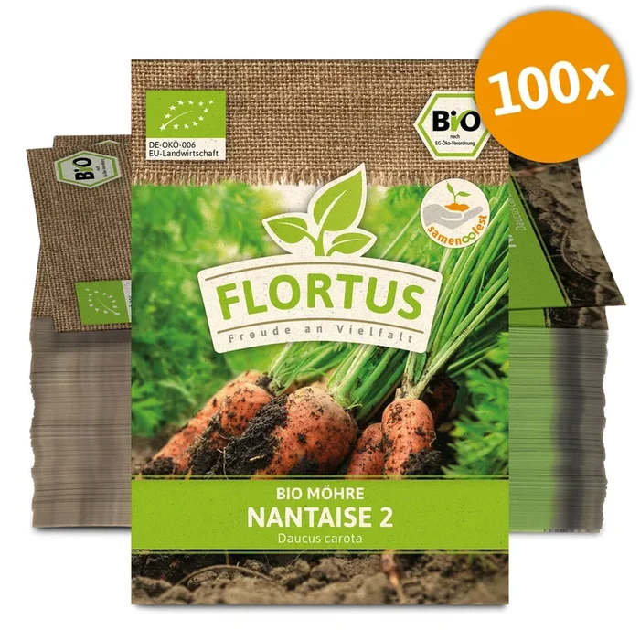 BIO Möhre Nantaise 2 (100 Stück)