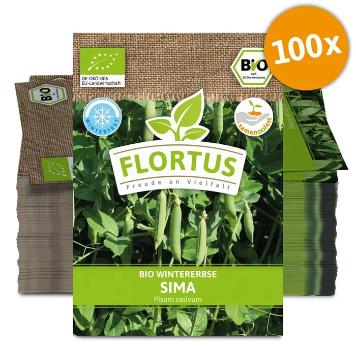 BIO Wintererbse Sima (100 Tütchen)