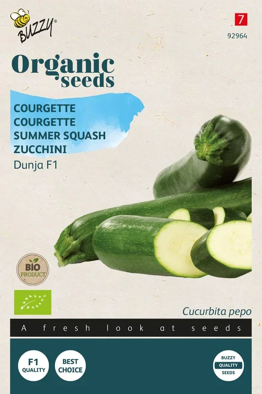 BIO Zucchini Dunja F1 [MHD 07/2024]