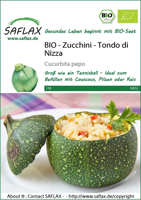 BIO Zucchini Tondo di Nizza