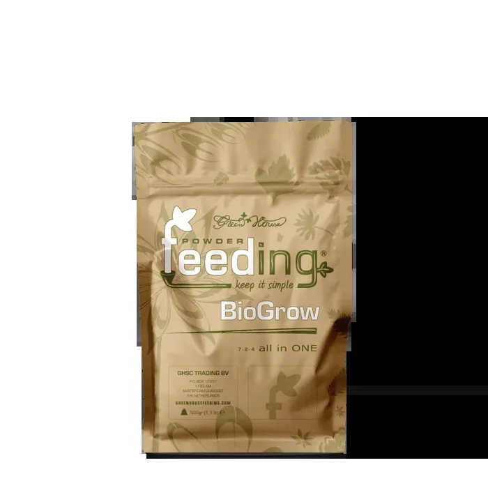 BioGrow 500gr – Gewächshaus-Pulverdüngung