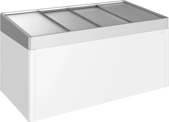 Biohort Frühbeetaufsatz für Hochbeet 2 x 1, dunkelgrau-metallic