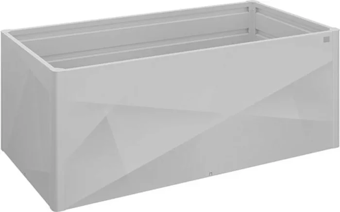 Biohort HochBeet 2 x 1 X-Design, silber-metallic