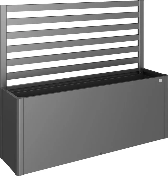 Biohort Rankgitter Hochbeet für 2m Seite, silber-metallic