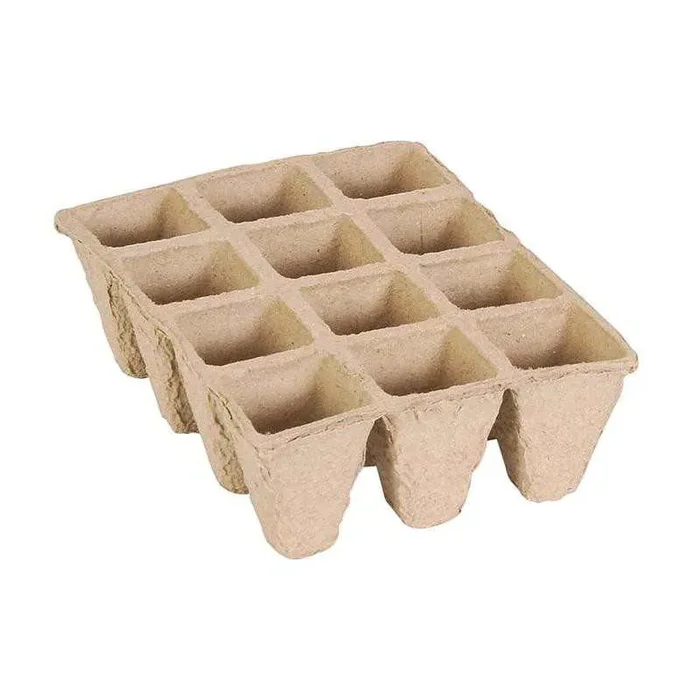 Biologisch abbaubare Nursery 12 Zellen Packung mit 6 Stück