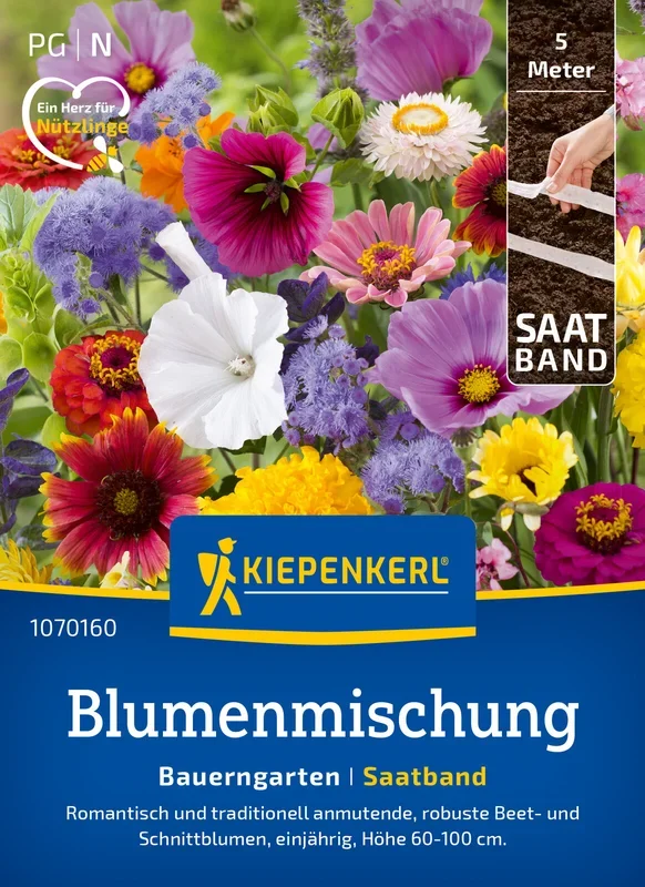 Blumen-Mischung Bauerngarten (Saatband)