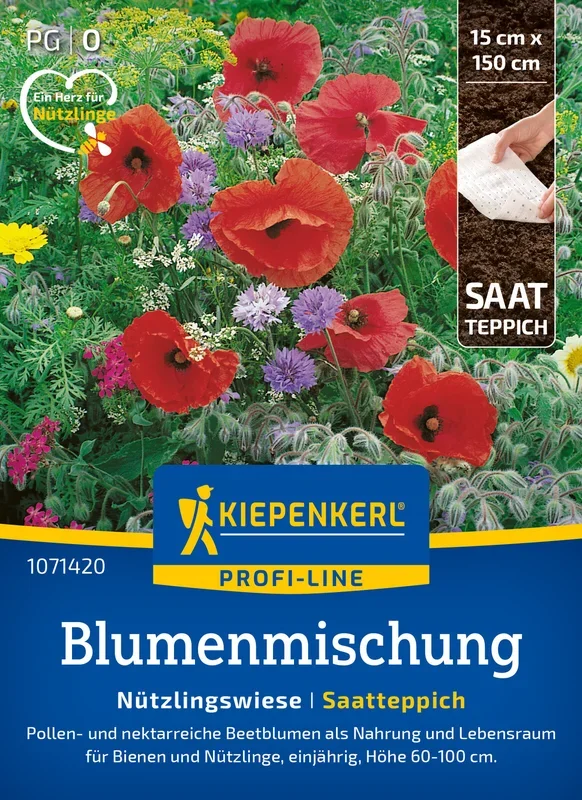 Blumen-Mischung Nützlingswiese (Saatteppich)