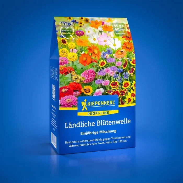Blumensamen-Mischung Ländliche Blütenwelle, widerstandsfähig gegen Trockenheit – blüht bis zum Frost