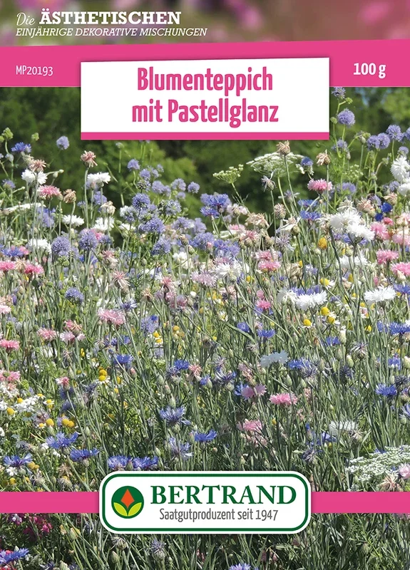 Blumenwiese Blumenteppich Pastell (100 g)