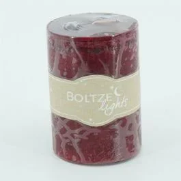 Boltze Kerze Dunkelrot