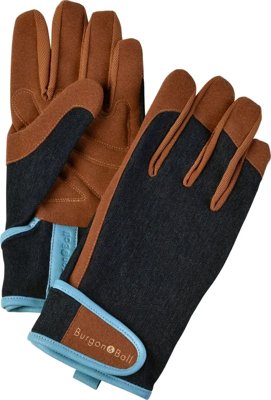 Burgon & Ball Gartenhandschuhe für Männer „Denim“, L/XL (1 Paar)