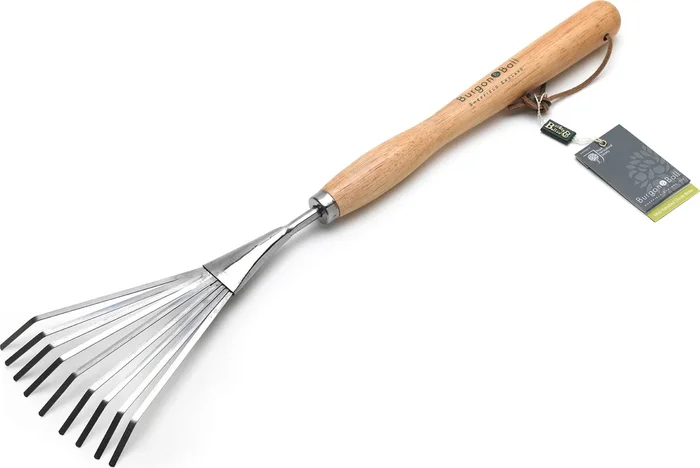 Burgon & Ball Strauchrechen mit mittellangem Griff