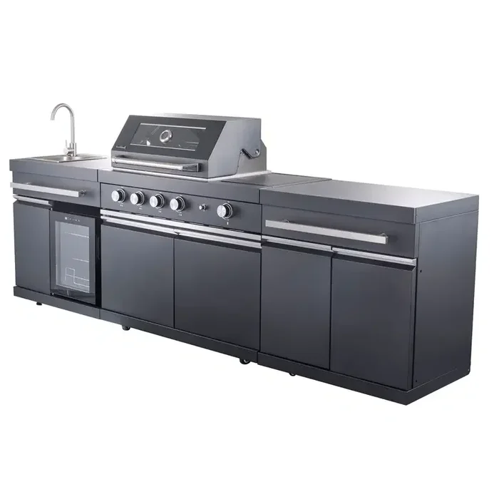 Buschbeck Outdoorküche ‚Kingrange‘, schwarz