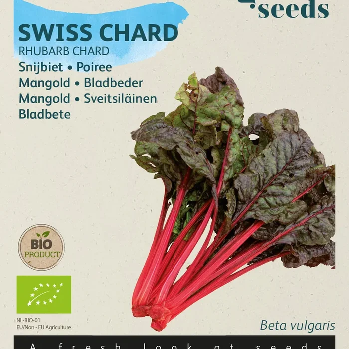 Buzzy Organic Seeds BIO Mangold Rhubarb Chard