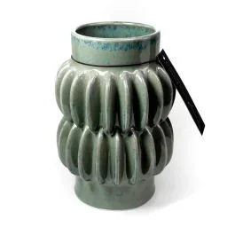 Carolin Vase S 12x16cm Blau Grün