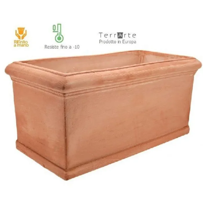 Cassetta Liscia aus Terrakotta 40cm