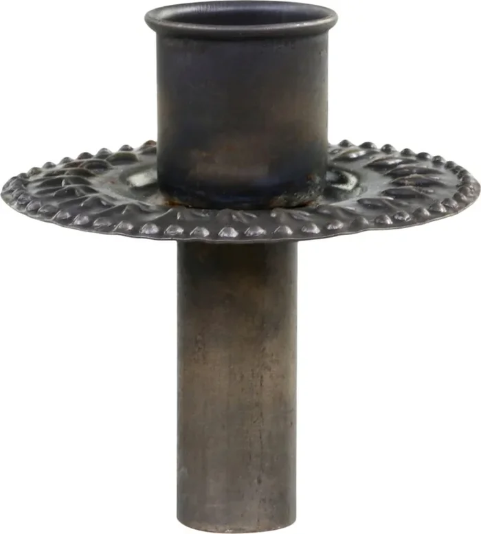 Chic Antique Kerzenhalter für Flaschen H8/Ø8 cm, Messing antik