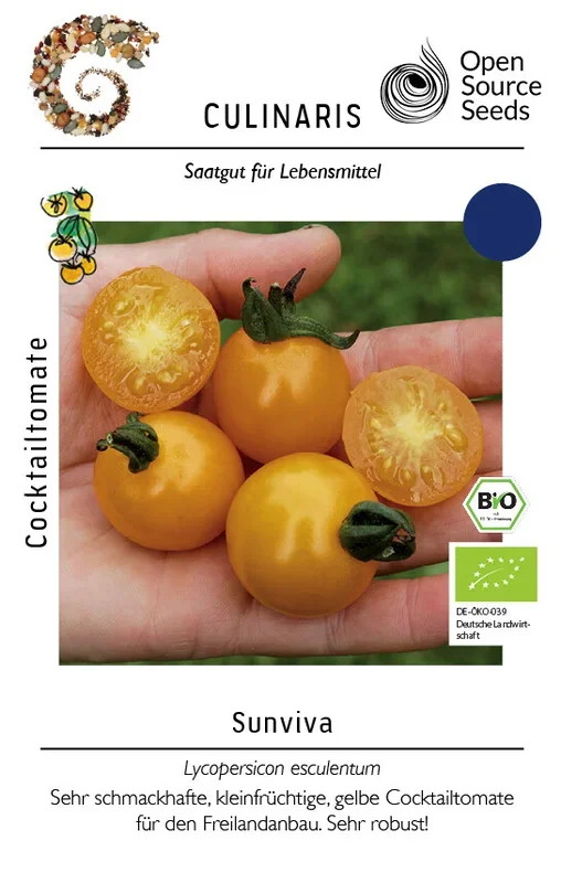 Cocktailtomate Sunviva samenfeste Freilandsorte
