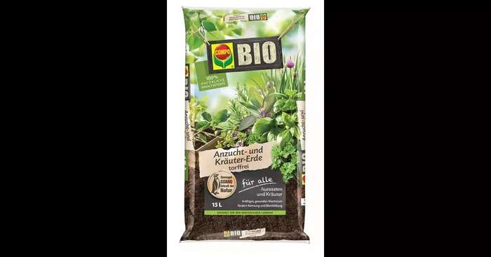 Compo BIO Anzucht- und Kräutererde torffrei